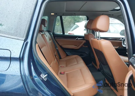 2017 BMW X3 xDrive28I из США, поврежденный, VIN 5UXWX9C31H0W75544